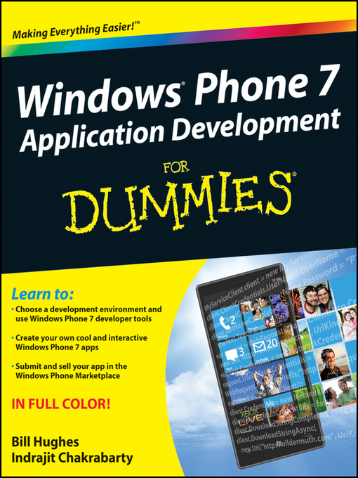 Title details for Windows Phone 7 Application Development For Dummies by Bill Hughes - Available